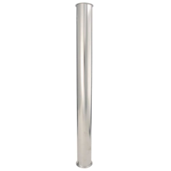 1-1/2" x 16 Dbl Flange Tailpiece Chrome 17Ga