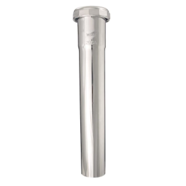1-1/4" x 8" Slip Joint Ext T/P Chr 20Ga