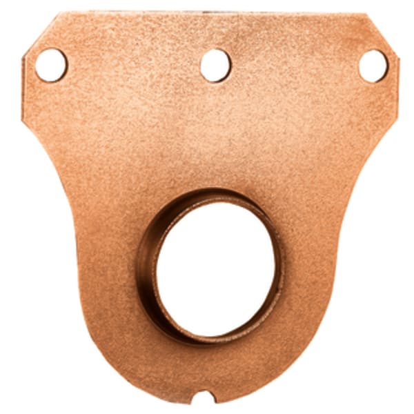 1/2" Copper Tube Flat Solder Brackets 3 Pre Drilled Holes 1/8"