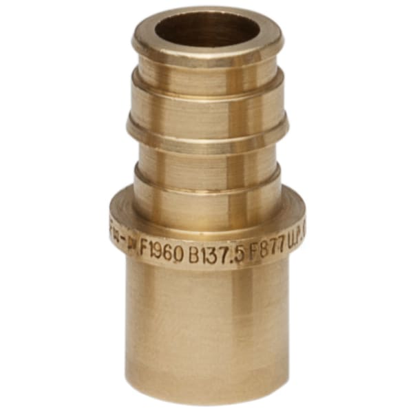 1/2" PEX F1960 Male Sweat Adapter Brass