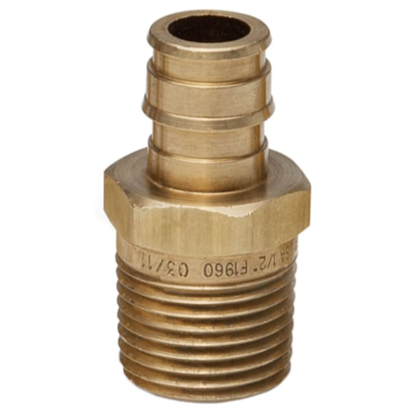 1-1/4" PEX F1960 Male Adapter Brass