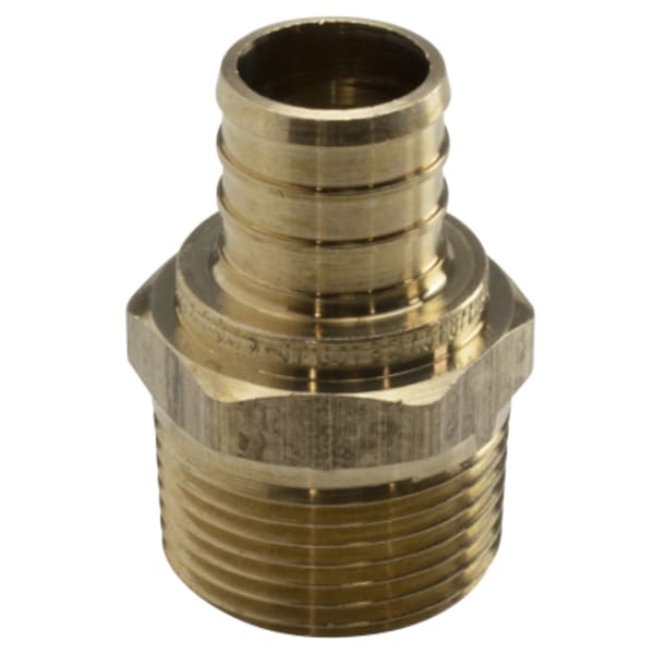 3/4" PEX F1807 X 3/4" MIP Brass