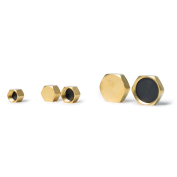 Brass 3/4" Hose Cap with Gasket