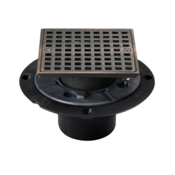Shower Drain - Square Grate ABS