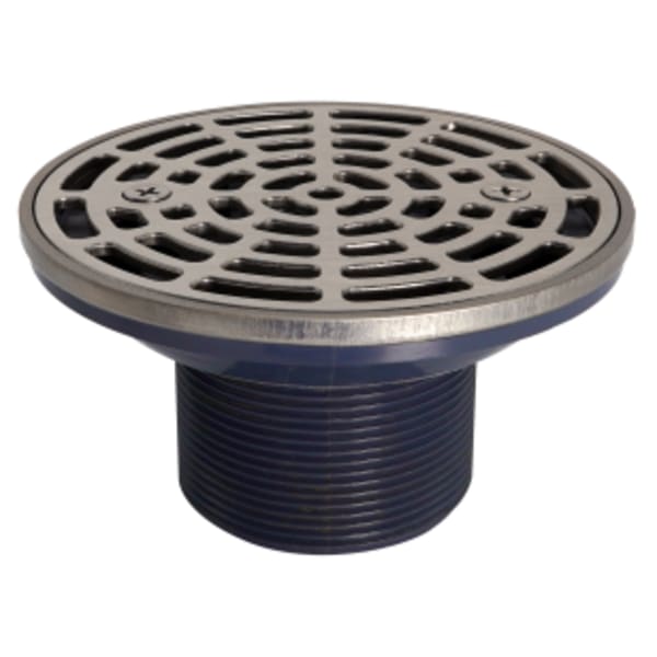 4-1/4" Nickel Round Grate