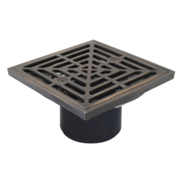 4-1/2" Oil Rubbed Bronze Square Grate
