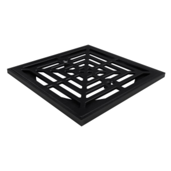 Matte Black Square Strainer for 821 Drain
