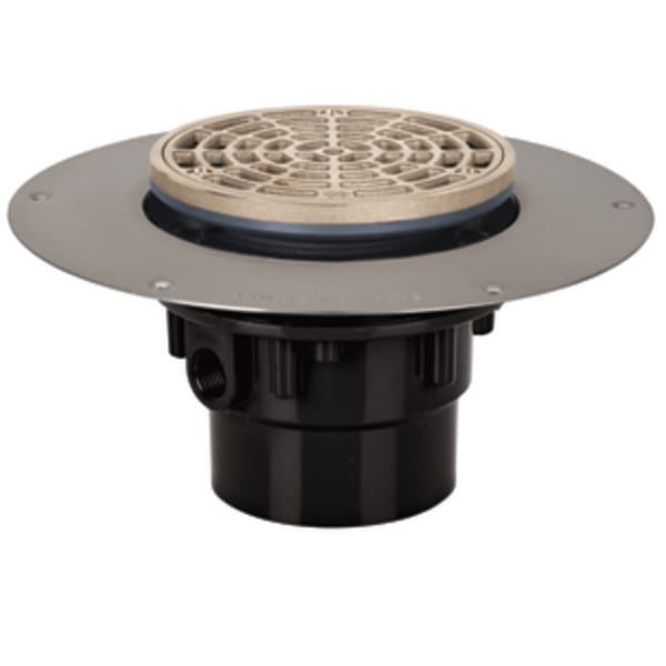 3" x 4" ABS Halo Drain for Wood Deck