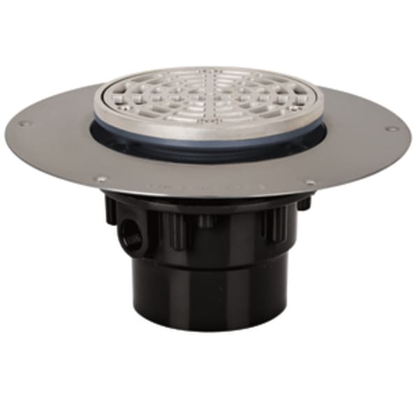 Halo 3" Deck Drain Stainless Steel Drain Top round