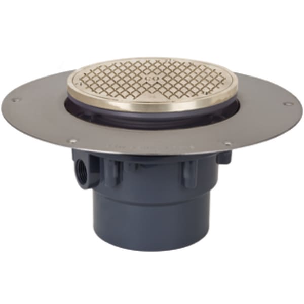 Adjustable 4" Cleanout with Deck Flange