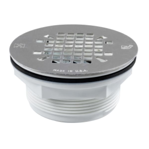 4-1/4" Replacement Grate Snap-In White -