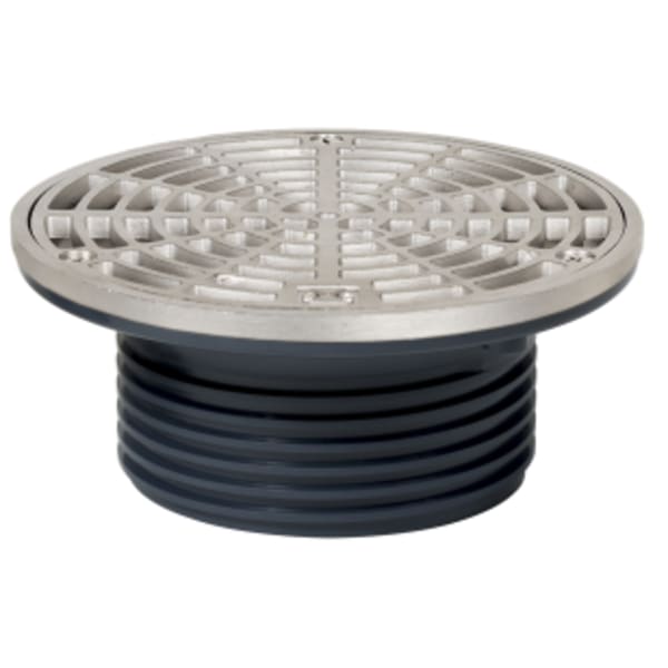 6.5" Floor Drain Top Round Stainless Steel
