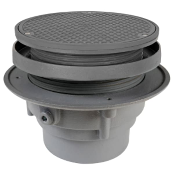 Cleanout Finishline 6" No-Hub 9" Ductile Iron Cover