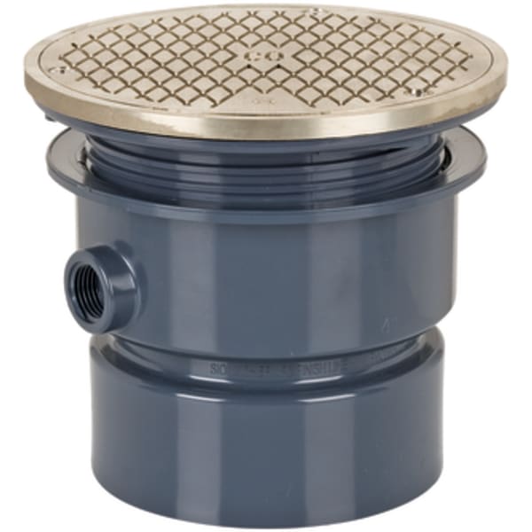 FCO 4"PVC with 6" Nickel Bronze Ring and Cover