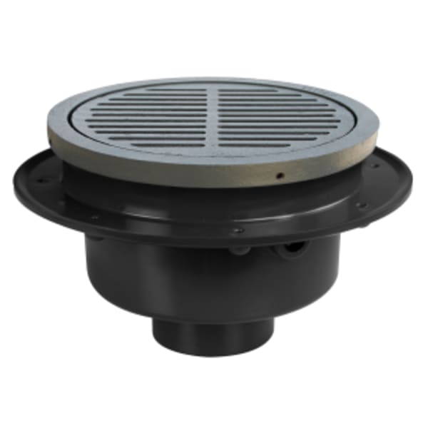 Fat Max 3" ABS Floor Drain with Ring and Strainer