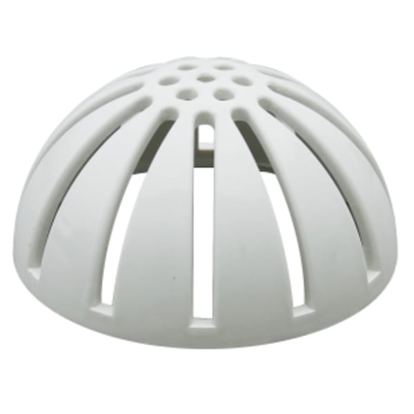 ABS Dome Bottom Strainer White
