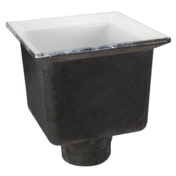2" No-Hub Floor Sink Square 8"x 8"x 6"