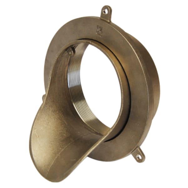 Downspout Nozzle 8" Nickel Bronze FIP