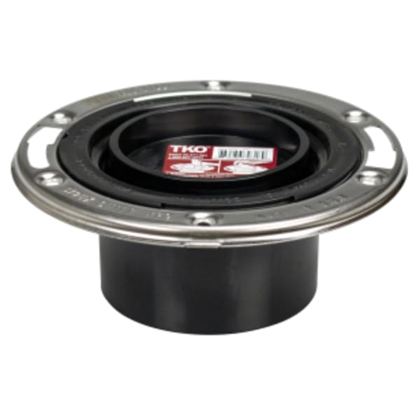 3" H ABS Stainle Stainless Steel Ring Knockout closet flange flush fit