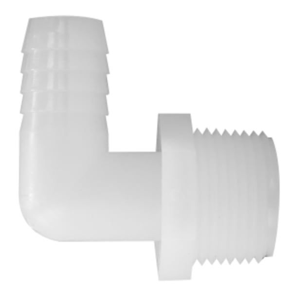 5/8 Barb x 3/4" MIP 90 Ell Nylon
