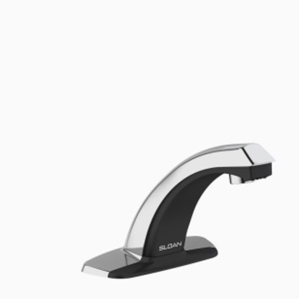 Optima® Sensor Faucet (EBF85-4-TUR-CP-1.5-GPM-LAM-FCT) Commercial Grade Faucet, ADA Compliant, Cast Brass Spout, Quick Connect Fittings, Integrated Water Shut-off, Wireless Settings Adjustment, On-demand or Metered activation, Hygienic Line Flush - Single Hole in Polished Chrome