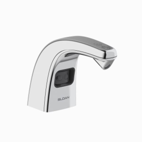 Sloan® Soap Dispenser (ESD600A CP SOAP DISPENSER W/SOAP) Sensor Activated, Electronic, Chrome Plated Die Cast Body, Hand Washing Foam Soap Dispenser with the following features: - in Polished Chrome