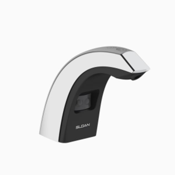 Sloan® Soap Dispenser (ESD800A CP SOAP DISPENSER W/SOAP) Sensor Activated, Electronic, Chrome Plated Die Cast Body, Hand Washing Foam Soap Dispenser with the following features: - in Polished Chrome