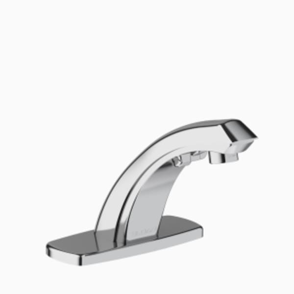 Optima® Sensor Faucet (ETF880-4-BOX-BDM-CP-0.5-GPM-MLM-FCT) Commercial Grade, ADA Compliant, Electronic, Sensor-Activated, Brass Hand Washing Faucet with the following features: - Single Hole in Polished Chrome