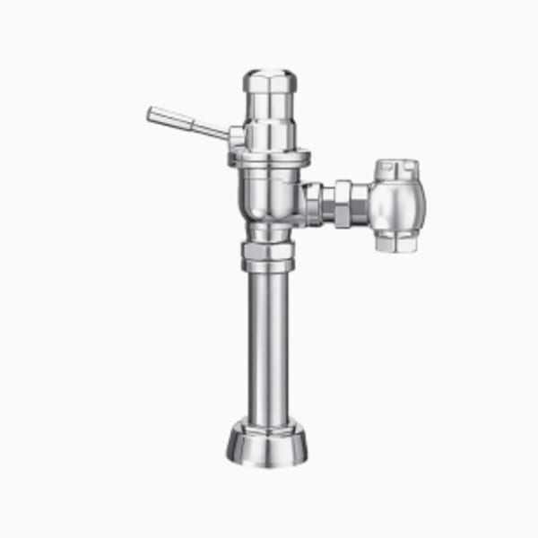 Dolphin Manual Flushometer (DOLPH 110 GJ XYV) Flushvolume is factory set with oTion of adjusting volume range according to specific needs - in Polished Chrome