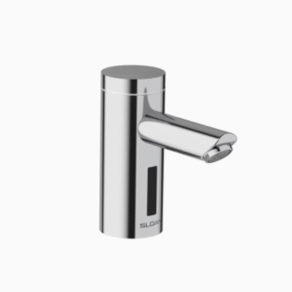 Optima® Sensor Faucet (EAF275-ISM CP BATTERY FAUCET W/MIX) Commercial Grade, ADA Compliant, Electronic, Sensor-Activated, Cast Brass Hand Washing Faucet with the following features: - Single Hole in Polished Chrome