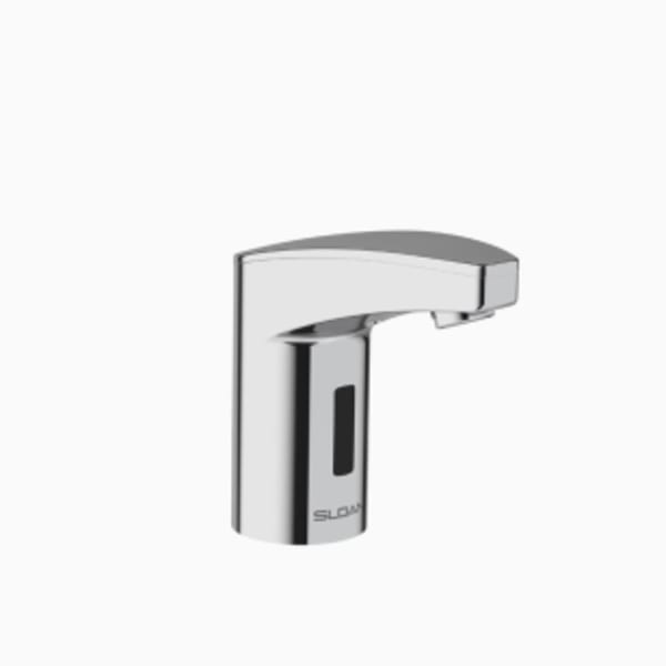 Optima® Sensor Faucet (EAF350 CP BATTERY FAUCET 0.35 GPM) Commercial Grade, ADA Compliant, Electronic, Sensor-Activated, Cast Brass Hand Washing Faucet with the following features: - Single Hole in Polished Chrome