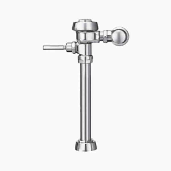 Royal® Manual Flushometer (ROYAL 115-1.28) Flush volumes start as low as 1.28 gF/4.8 LF - in Polished Chrome