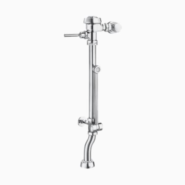 Royal® Manual Flushometer (ROYAL BPW 1150-1.6 SG) exposed water closet, diaphragm model Flushmeter is intended for floor-mounted or wall-hung top spud bowls - in Polished Chrome