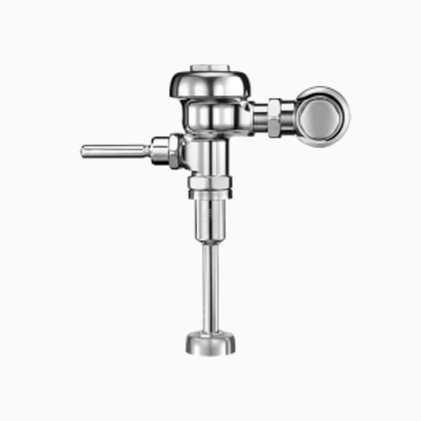 Sloan® Manual Flushometer (SLOAN 186-1) Flush volumes start as low as 1.0 gF/3.8 LF - in Polished Chrome