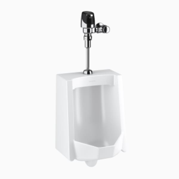 Urinal & Flushometer Combo (WEUS1002.1201 SU1009 & SOLIS 8186-0.25) Complete urinal system including Solis Flushmeter designed to maximize performance