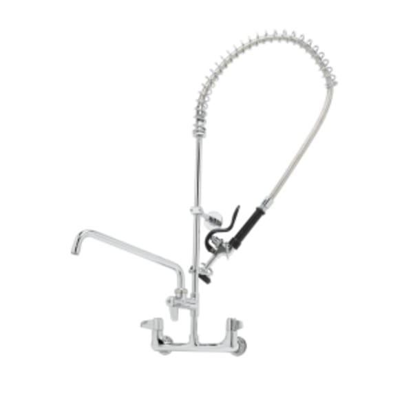 Pre-Rinse, Wall Mount Base, 8" Centers, 6" Wall Bracket, 12" Add-On Faucet EQUIP