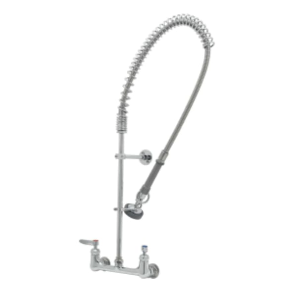 EasyInstall Pre-Rinse: 8" Wall Mount Base, Wall Bkt, 00CC Inlets, Ceramas