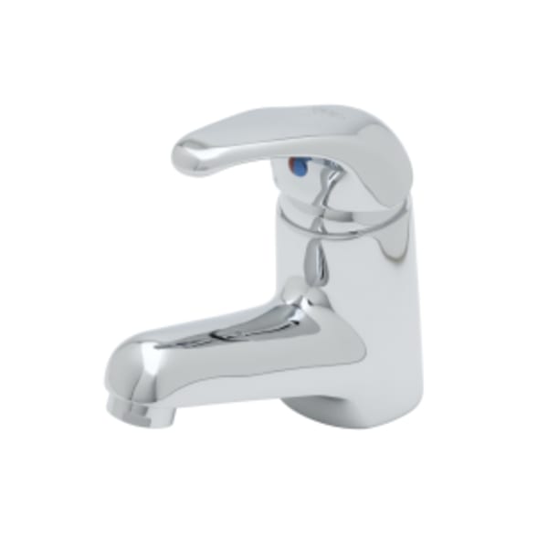 Single Lever Faucet, Ceramic Cartridge, Rigid Base, 0.5 gpm Non-Aerated VR Outlet, Flexible Supply Lines