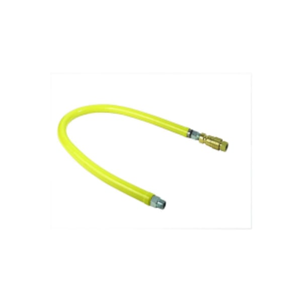 Gas Hose, 1" NPT X 48" Long, Swivel, Quick-Disconnect, (2) Elbows, Cable Kit