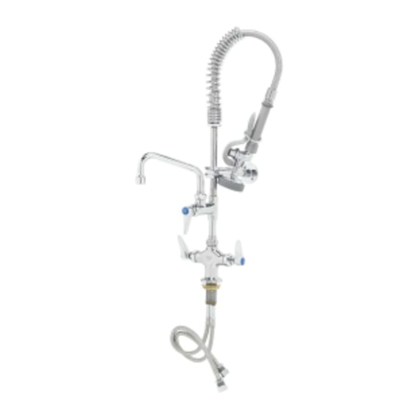 Mini-PRU: B-0113 Style w/ B-0107, 6" Swing Nozzle, Eterna Cartridges, Lever Handles