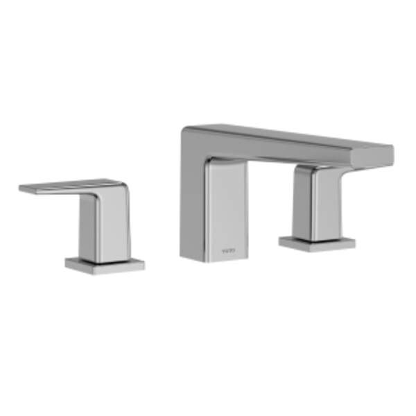TOTO® GB Two-Handle Deck-Mount Roman Tub Filler Trim, Polished Chrome - TBG10201U#CP