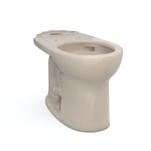 TOTO® Drake® Round TORNADO FLUSH® Toilet Bowl with CEFIONTECT®, Bone - C775CEFG#03