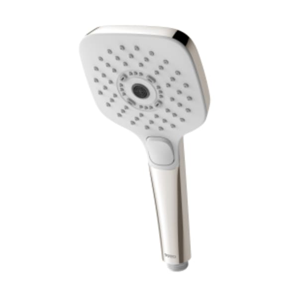 TOTO® G Series 1.75 GPM Multifunction 4" Square Handshower with ACTIVE WAVE, COMFORT WAVE, and WARM SPA, Polished Nickel - TBW02015U4#PN