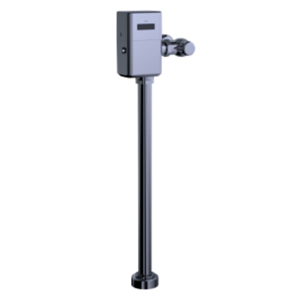 TOTO® ECOPOWER® Touchless 1.6 GPF Toilet Flushometer Valve for Top Spud with 24 Inch Vacuum Breaker Set, Polished Chrome - TET6GB32#CP