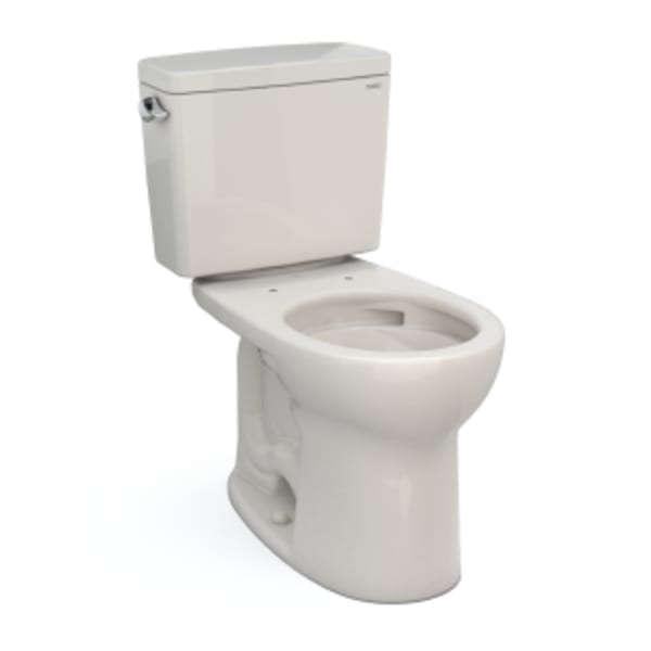 TOTO® Drake® Two-Piece Round 1.6 GPF Universal Height TORNADO FLUSH® Toilet with CEFIONTECT®, Sedona Beige - CST775CSFG#12