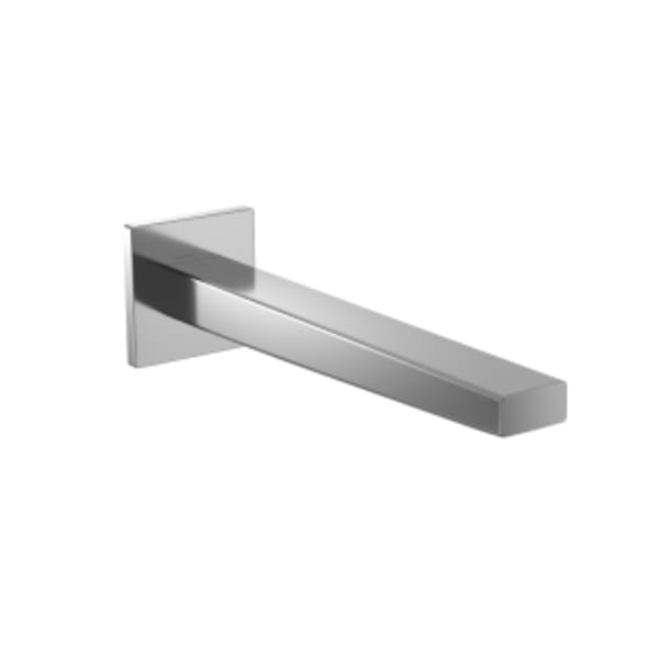 TOTO® Axiom Wall-Mount AC Powered 0.35 GPM Touchless Bathroom Faucet with Thermostatic Mixing Valve, 20 Second On-Demand Flow, Polished Chrome - T25L32AT#CP