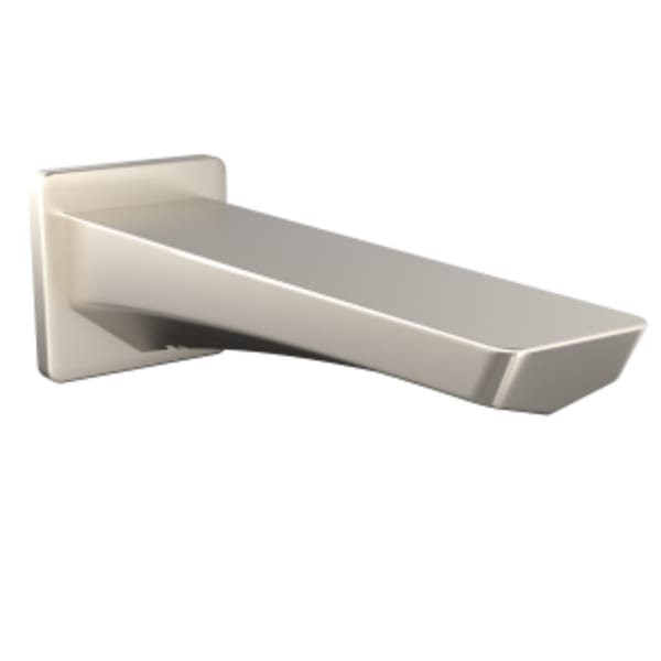 TOTO® GE Wall Tub Spout, Brushed Nickel - TBG07001U#BN
