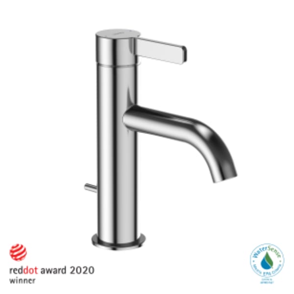 TOTO® GF Series 1.2 GPM Single Handle Bathroom Sink Faucet with COMFORT GLIDE Technology and Drain Assembly, Polished Chrome - TLG11301U#CP