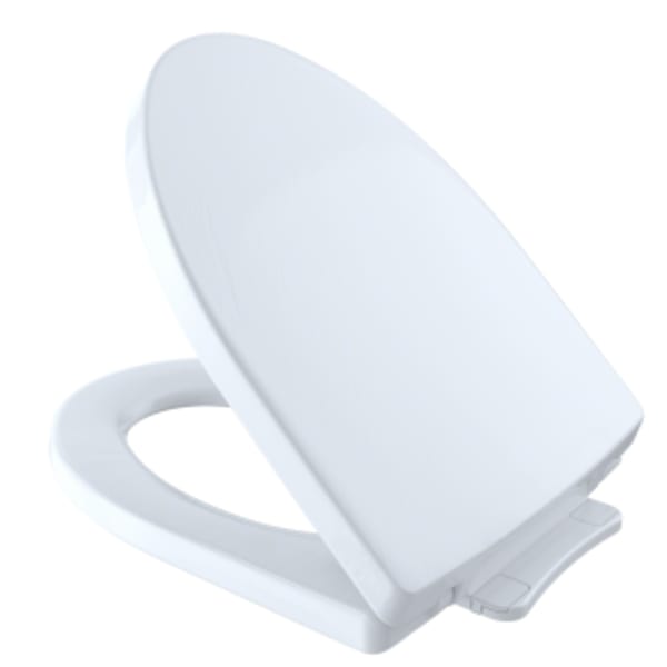 TOTO® Soirée® SoftClose® Non Slamming, Slow Close Elongated Toilet Seat and Lid, Cotton White - SS214#01
