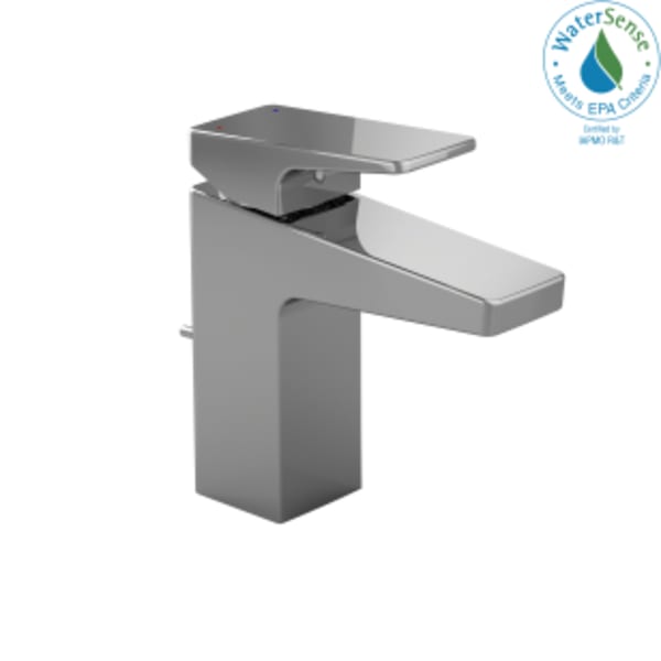 TOTO® Oberon™ F Single Handle 1.5 GPM Bathroom Sink Faucet, Polished Chrome - TL370SD#CP
